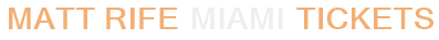 Matt Rife Miami Tickets